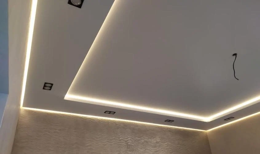 ceiling light troughs