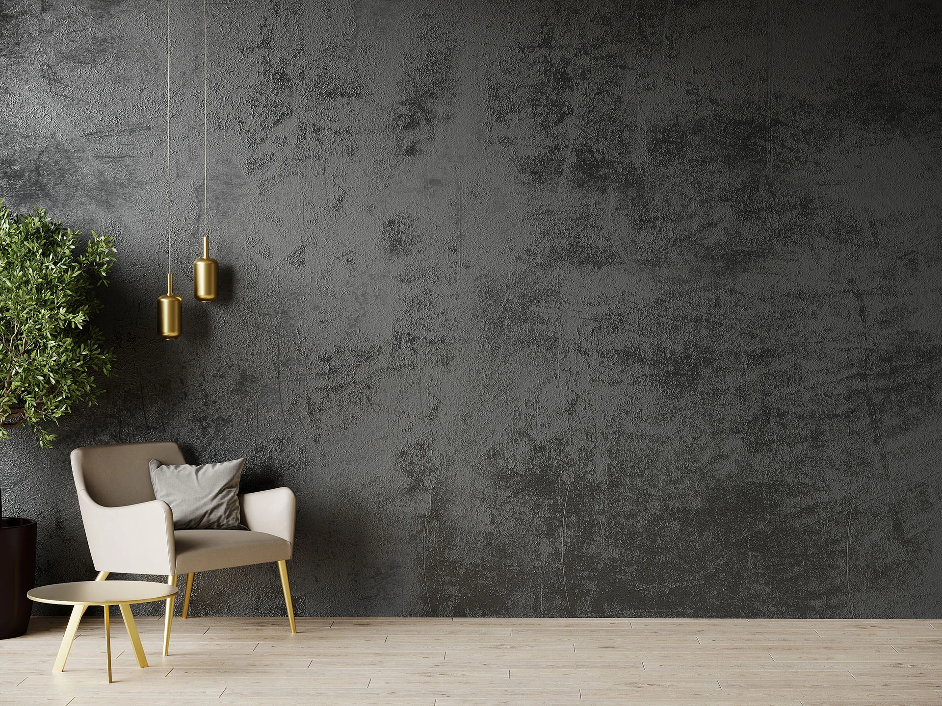 Microcement Melbourne Textured microcement feature wall