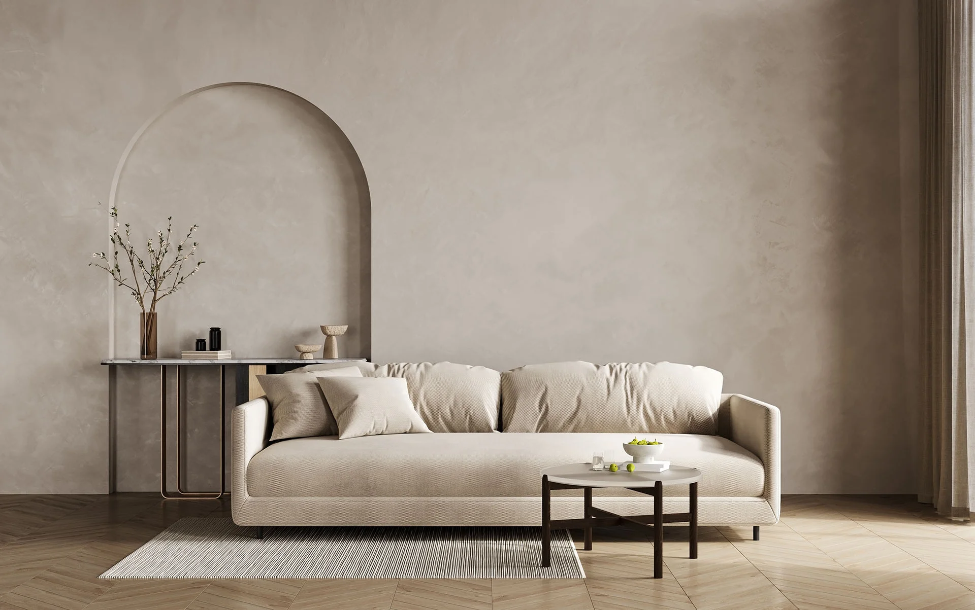 Microcement Modern microcement wall finish