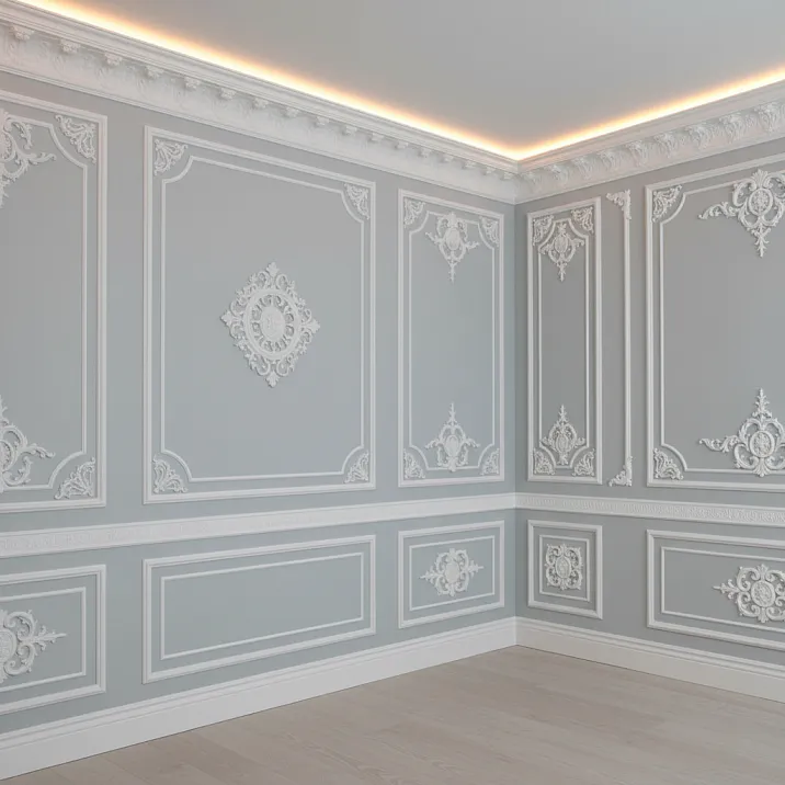 Decorative ornamental cornices