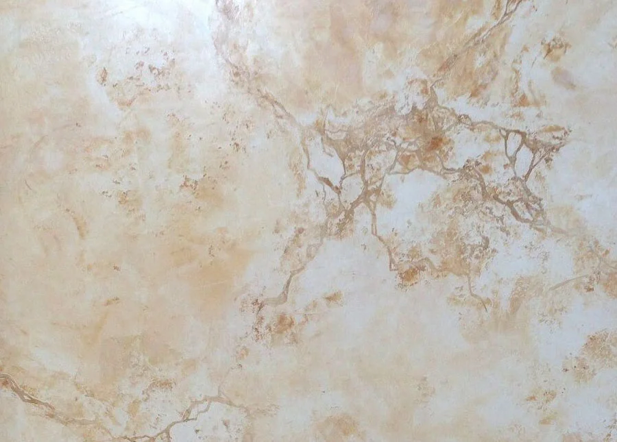 Light Venetian plaster finish